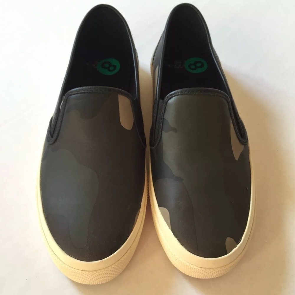 COACH Chrissy Camo Slip On Sneakers Shoes NWOT - Picture 4 of 7